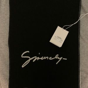 Givenchy Fringed Jacquard Wool & Silk Blend Scarf
